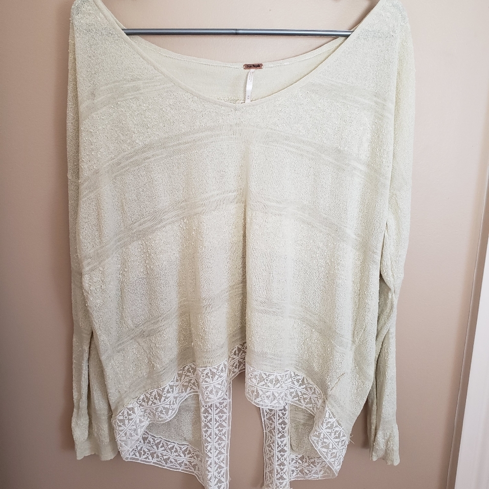 Free People Fly Away Back Tunic